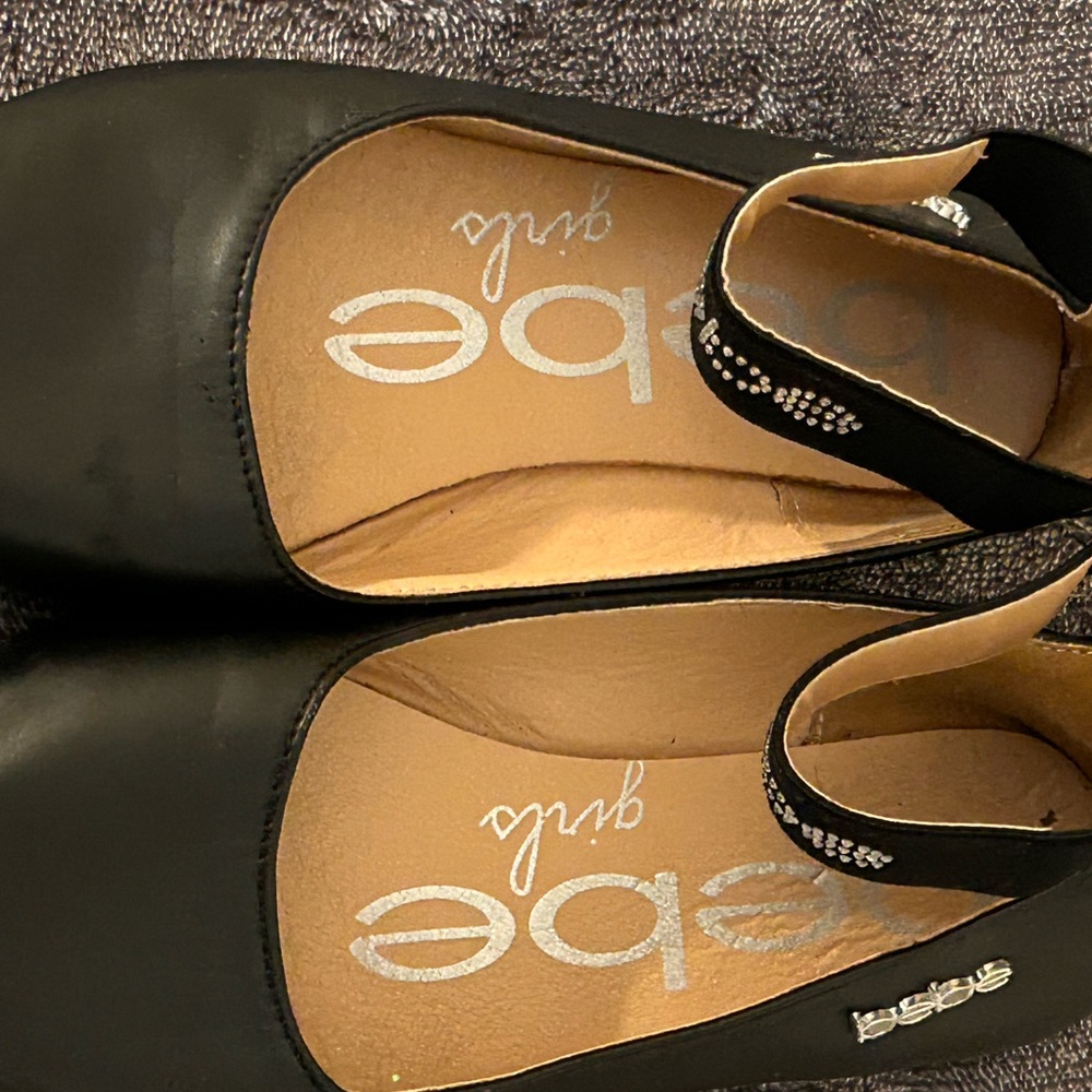 Little Girls BeBe flat shoes